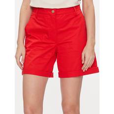 Tommy Hilfiger Stretch Shorts Tommy Hilfiger Mom Fit Chino Shorts FIERCE RED