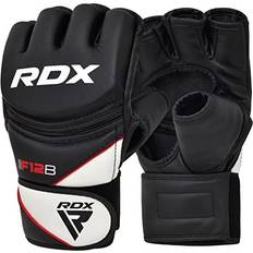 RDX MMA Gloves for Grappling Martial Arts Training Cut Open Palm Maya Hide Leather Sparring Mitts Perfect for Cage Fighting Combat Sports
