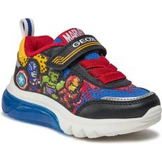 Geox 38 Børnesko Geox Boys Blue Light-Up Marvel Trainers Blue