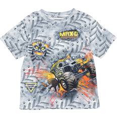 Monster Jam Monster Jam Maximum Destruction Little Boys Graphic T-Shirt Grey