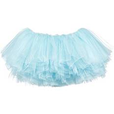 Girls - Nylon Skirts My Lello Big Girls 10-Layer Short Ballet Tulle Tutu Skirt 4T-10yr -Light Blue