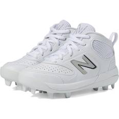 New Balance Baseball Shoes Children's Shoes New Balance Kids' 3000 v6 Rubber Molded Synthetics White Size 10.5