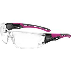 Red Eye Protections Ironwear 3085 Safety Glasses Anti-Fog ANSI Z87 Compliant with UVA and UVB Protection Pink/Clear