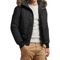 3XL - Slim Outerwear Superdry Everest Bomber Jacket - Jet Black