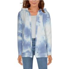 Natural - Women Cardigans Natural Reflections Tie-Dye Long-Sleeve Cardigan for Ladies Purple Impression