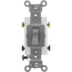 Leviton CS220-2GY 20 Amp Double-Pole Toggle Switch Commercial Gray