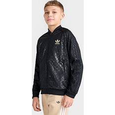 Adidas Black Jackets Children's Clothing Adidas Kids' Originals Mono Superstar Track Jacket Black