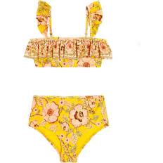 Junie Ruffled Floral Bikini - Multicoloured