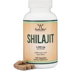 Double Wood Supplements Shilajit Pure Himalayan Capsules 20% Fulvic Acid Supplement