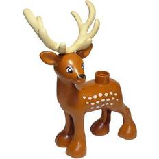 LEGO DUPLO Animal Dark Orange Adult Buck Deer Minifigure from 10975