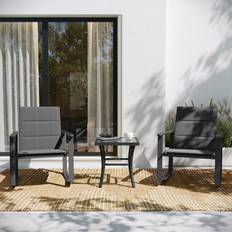 Patio Furniture Flash Furniture Brazos 3 Rocking Bistro