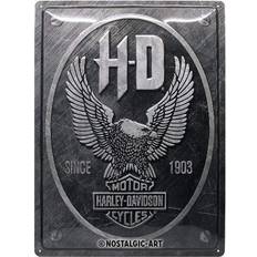 Harley Davidson Nostalgic-Art Retro Tin Sign Harley-Davidson Eagle Wall Decor