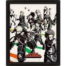My Hero Academia-affisch 3D