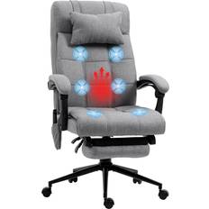 Office Chairs Vinsetto Fabric with Vibration Massage Head Office Chair