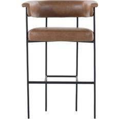 Black Stools Four Hands Carrie Seating Stool