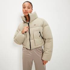 Ellesse Women Jackets Ellesse Guera cropped puffer jacket in khaki-Green16