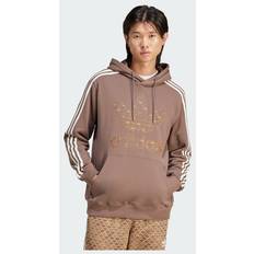 Braun - Herren Pullover Adidas Classic Mono Graphic Herren Hoodies Brown