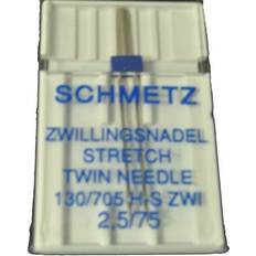 Schmetz Stretch Twin Sewing Machine Needle Size 2.5 75