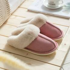 Pink - Unisex Slippers HIMIWAY Summer Last Clearance Stay Warm and Comfy Stylish Indoor Slippers Pink 38-39