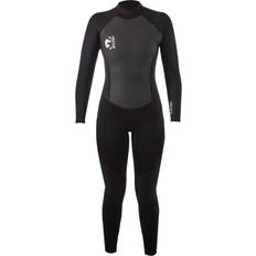 XL Wetsuits Gul 2023 Frauen G-Force 3mm Rückenreißverschluss Neoprenanzug GF1306-B