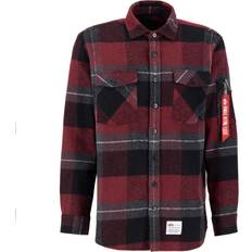 Alpha Industries Shirts Alpha Industries Herren Langarmhemd Flannel Shirt