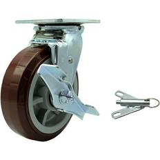 DIY Accessories Service Caster 6Inch x 2Inch Plate Wheel 6 in, Type Swivel, Package qty. 1, Model SCC-30CS620-PPUB-TLB-BSL