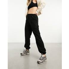 TCC The Couture Club – Svarta joggingbyxor av teddyfleece-Svart/a