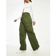 Ellesse Chinos Trousers Ellesse Sanzan cargo pants in khaki-Green10