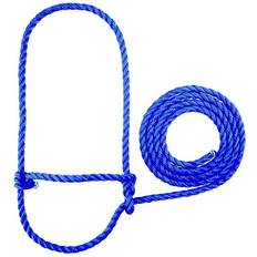 Plastic Halters & Lead Ropes Weaver Weaver Poly Rope Cow Halter Blue