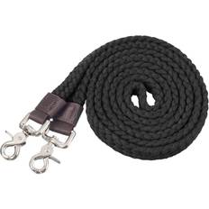 Reins Tough-1 Tough-1 Pro Cotton Roping Rein Black