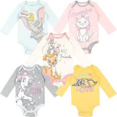 L Bodysuits Children's Clothing Disney Disney Baby Girls Pack Bodysuits Dalmatians Dumbo Bambi Aristocats Months