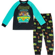 Nightwear Scooby-Doo Big Boys Pajama Shirt & Pajama Pants Black blue 10-12