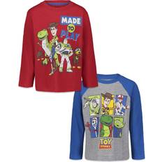 Children's Clothing Disney Disney Pixar Toy Story Buzz Lightyear Little Boys Pack Graphic T-Shirts Gray/Red