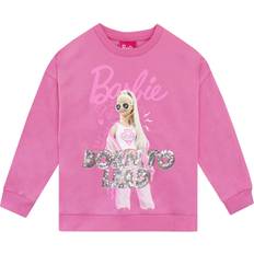 Barbie Barnkläder Barbie Barbie Girls Long Sleeve Sequined Sweatshirt Sizes 5-12