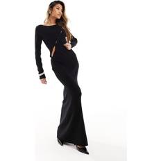 NA-KD Claire Rose x Cut Out Maxi Dress Black XX-Small,X-Small,Small,Medium,Large,X-Large,XX-Large