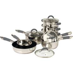 Salter Stainless Steel Cookware Set with lid 8 Parts