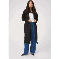 TeeShoppen Buitenkleding TeeShoppen Linea Trenchcoat - Zwart