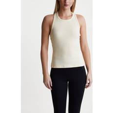 Beige - Dame Singleter Casall Signified Rib Tank - Vanilla