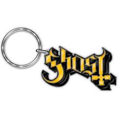 Ghost Logo Die Cast Keyring - Black