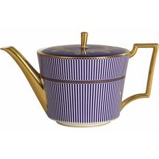 Blau Teekannen Wedgwood Anthemion Blue Fine Bone-china Teapot