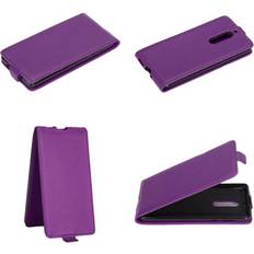 Cadorabo LILAC VIOLET Flip Case for Nokia 5 2017 Cover Book Wallet Protection PU Leather Magnetic Etui Purple