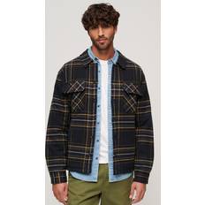 Superdry Surplus Check Overshirt, Navy