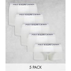 Polo Ralph Lauren Sous-vêtements pour hommes Polo Ralph Lauren Underwear 5 Pack Trunks White