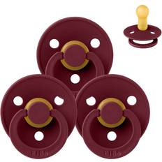 Barn- & Babytillbehör Bibs Rund Colour Napp Sampackning 3 st Stl 2 Elderberry