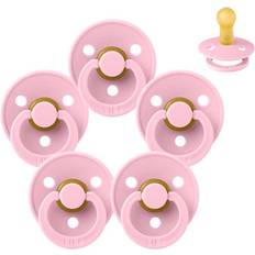 Barn- & Babytillbehör Bibs Rund Colour Napp Sampackning 5 st Stl 2 Pink
