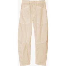 Nili Lotan Mid-Rise Cropped Pants - Sandstone