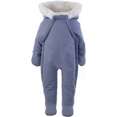 Blue Snowsuits Children's Clothing Rachel Riley Baby Faux Fur Trim Snowsuit - Blue