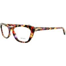 Prada Pink Glasses & Reading Glasses Prada PR03QV Eyeglasses-PDN/1O1 Spotted Havana Pink-52mm