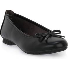 Schwarz - Slip-on Ballerinas Jana Damen Ballerinas aus Lederimitat Elegant Weite Mehrweite, Schwarz Black