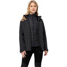 Jack Wolfskin Glaabach 3 In 1 Jacket - Black